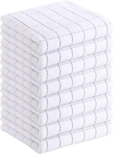 Miniatura 164 de Homaxy Paños de cocina 100% algodón de felpa, toallas de cocina ultra suaves y absorbentes para la cocina, adecuadas para secar y lavar platos