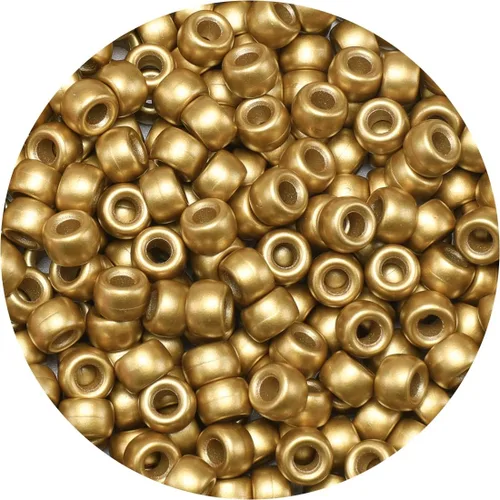 Miniatura 22 de Eppingwin 1000 cuentas de poni, cuentas, cuentas grandes de 0.24 x 0.35 pulgadas, cuentas para el cabello, cuentas para trenzas de cabello, cuentas