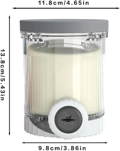 Miniatura 2 de Paquete de 4 pintas CREAMi y tapas de silicona para Ninja NC700 NC701 Series, compatible con helados Ninja Swirl y máquinas de servir helados
