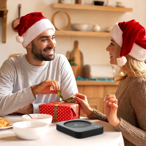 Miniatura 9 de Calentador de taza de café, calentador inteligente de tazas para escritorio, 3 controles de temperatura y apagado automático, calentador eléctrico
