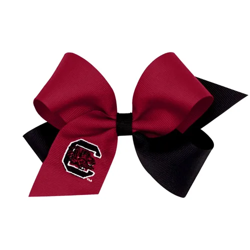 Miniatura 51 de Divine Creations - Lazo para el pelo de dos tonos para niñas con temática universitaria para el día del juego, por Wee Ones en un clip WeeStay