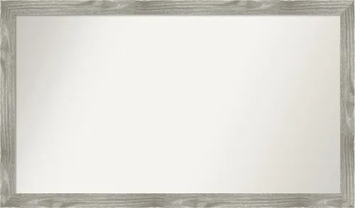 Miniatura 403 de Amanti Art Espejo personalizado, espejo de baño gris plomo a rayas, espejo de pared o espejo de tocador de baño sobre el fregadero