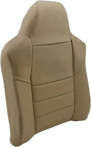 Miniatura 3 de GXARTS Funda de asiento trasero inclinado para el lado del pasajero, color bronceado, compatible con Ford F250 F350 F450 F550 Lariat 2003 2004 2005