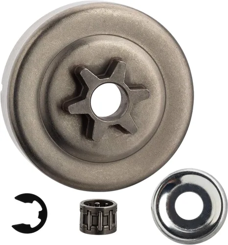 ANCIRS Kit de clip electrónico de arandela de tambor de embrague 3/8 6T para motosierra MS170 MS180 MS210 MS230 MS250 017 018 021 023 025 1123 640