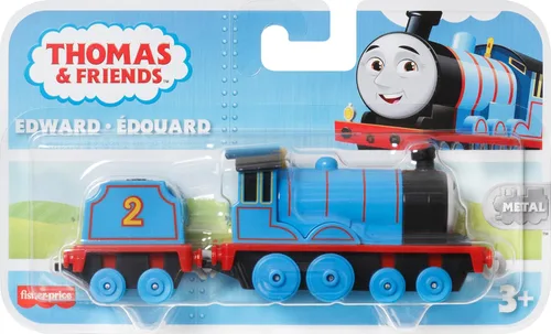 Miniatura 6 de Thomas & Friends Tren de juguete fundido a presión Edward Motor de empuje con tierno para preescolar juego de simulación a partir de 3 años