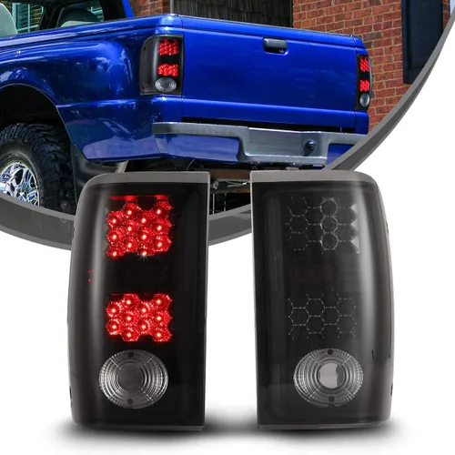 Luces traseras Nixon Offroad para Ford Ranger 2001 2002 2003 2004 2005, lente ahumada (ahumado), excluyendo los modelos STX Humo