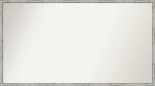 Miniatura 383 de Amanti Art Espejo de baño blanco para sobre el fregadero, 32 x 45 pulgadas, espejo de tocador rectangular blanco esbelto, marco de madera moderno