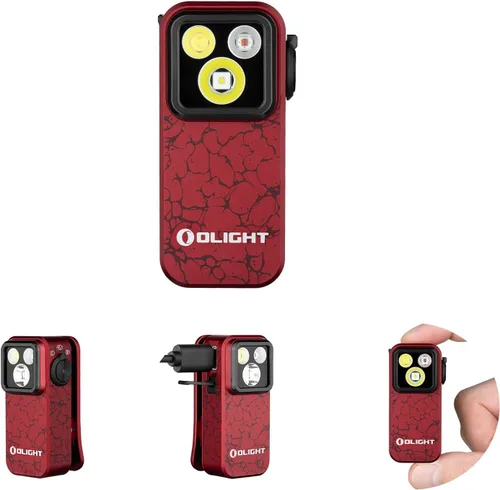 Miniatura 10 de OLIGHT Oclip Pro Linterna EDC de clip, recargable de 500 lúmenes con tres soluciones de iluminación, carga tipo C, luces magnéticas