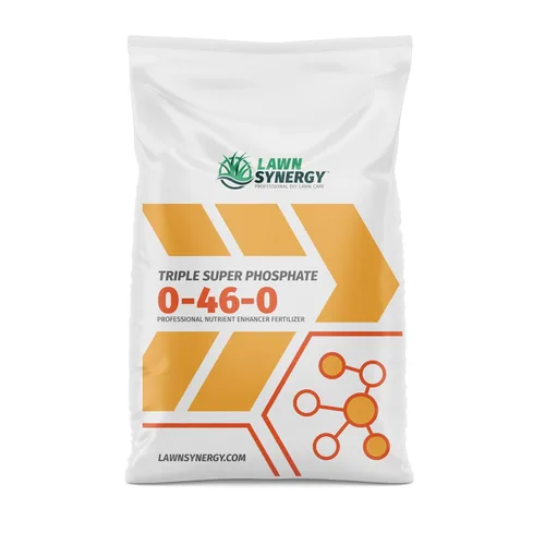 Fertilizante con alto contenido de fósforo - 0-46-0 Superfosfato triple - 15 libras. Cubre hasta 7,500 pies cuadrados. Se utiliza para aumentar los