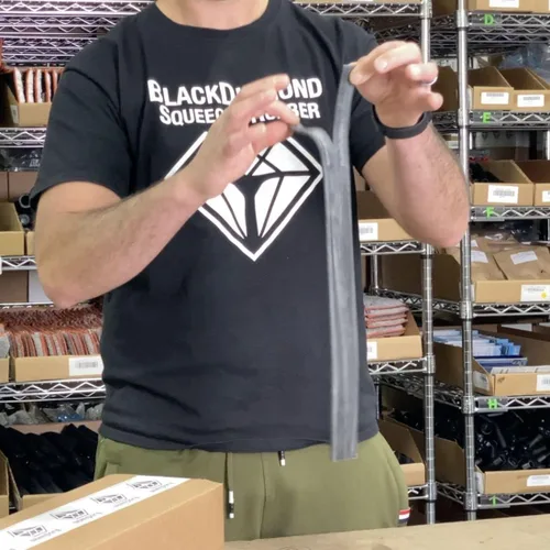 Miniatura 6 de BlackDiamond - Escobilla de goma gruesa con parte superior plana, tamaño mediano, 14 pulgadas