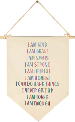 Miniatura 19 de Banderín Colgante de Lona "Stay Wild Ocean Child" - Bandera Decorativa para Pared, Regalo para Guardería, Bebé, Niños, Niño, Niña, Recién Nacido