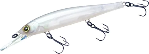 Miniatura 9 de YO-ZURI 3DB Jerkbait Deep 4.331 in Suspend Type Bass Señuelo Sábalo de purpurina perla mate