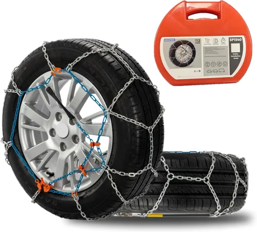 Cadenas de nieve para automóvil, SUV, camión y camioneta, cadenas de neumáticos de emergencia universales, compatibles con ancho de neumático 180