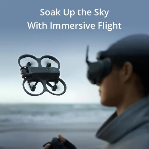 Miniatura 3 de DJI Avata 2 Fly Smart Combo (Tres Baterías), Dron FPV con Cámara 4K, Experiencia Inmersiva, Acrobacias de Un Toque, Protector de Hélice Integrado