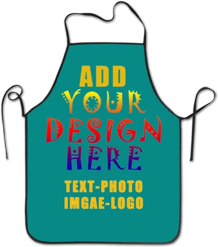 Miniatura 23 de Delantal personalizado personalizado para mujeres y hombres, delantales de cocina para cocinero, nombre personalizado, texto, logotipo, imagen