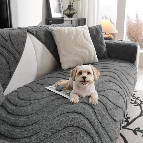 Miniatura 16 de MYSKY HOME Funda lavable para sofá para perros y mascotas, protector antideslizante para sofá, alfombra para perros, protector de muebles, fundas