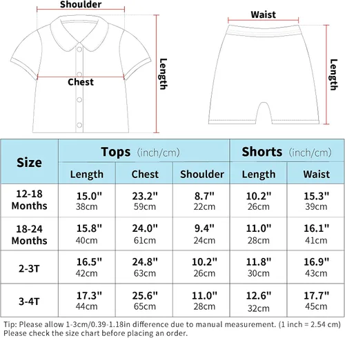 Miniatura 6 de A&J DESIGN Traje de caballero para bebé, 2 piezas, camisa y pantalones