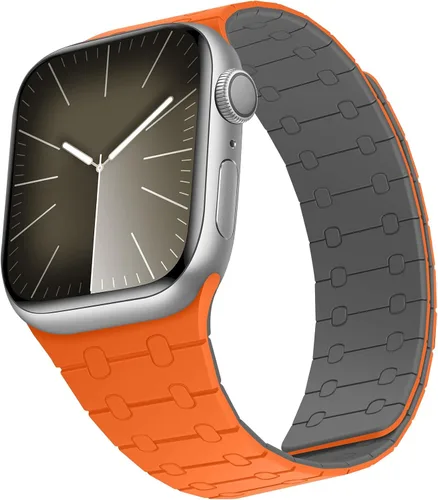 Miniatura 23 de Compatible con correa de Apple Watch de 49mm 46mm 45mm 44mm 42mm 41mm 40mm 38mm, correa de bucle magnético ajustable de silicona para iWatch Ultra