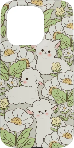 Miniatura 13 de Funda para iPhone 11 Pro Max con diseño de margaritas y cordero, flores de granjero