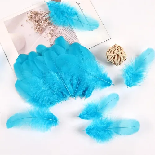 Miniatura 6 de THARAHT Plumas de Gallo para Manualidades 300pcs 3-5 pulgadas Plumas de Colores a Granel para Jardín de Infantes Manualidades DIY Boda Hogar Fiesta