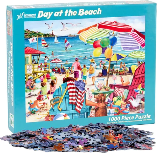 Miniatura 3 de Vermont Christmas Company Day at The Beach - Rompecabezas de 1000 piezas