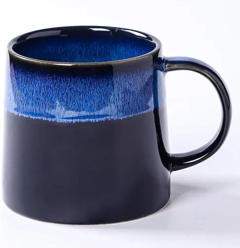 Miniatura 15 de Tazas grandes de cerámica para café, 20 onzas, vasijas de cerámica hechas a mano con asa para oficina y hogar, aptas para lavavajillas y microondas