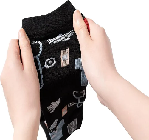 Miniatura 6 de 4 Pairs Compression Socks for Women & Men, Support Compression Sock 20-30 mmHg for Nurses, Pregnancy, Nursing, Flying, Running, Travel