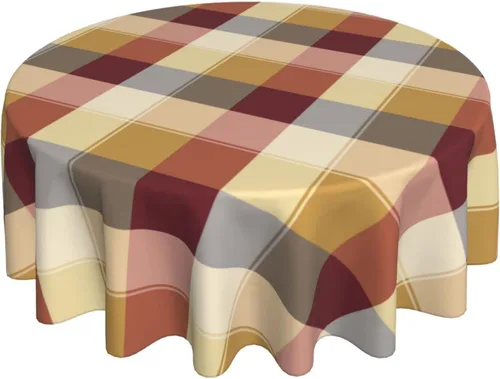 Miniatura 28 de 4th of July Tablecloth Square 60x60 Inch,Red White Buffalo Plaid Check Blue Patriotic Stars Table Cloth,Stain Resistance Polyester Independence Day
