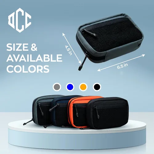 Miniatura 2 de DAILYCARRYCO EDC - Bolsa organizadora de herramientas de transporte diario con múltiples bolsas, equipo esencial EDC Gris