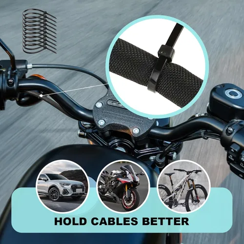 Miniatura 3 de AGPTEK Funda de cable, telar de alambre automotriz, resistente al calor, cubierta de protección de cable de tubo de manga dividida trenzada