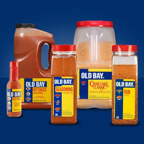 Miniatura 21 de OLD BAY Condimento, 24 onzas, un recipiente de 24 onzas de condimento multiusos OLD BAY con mezcla única de 18 especias y hierbas para cangrejos
