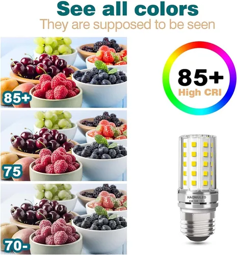 Miniatura 7 de Bombilla LED E26 equivalente a 100 W, 4000 K blanco natural, 1000 lúmenes, bombillas LED no regulables de 10 W, bombillas LED para ventilador