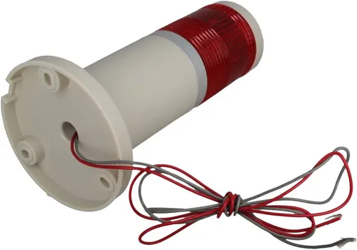 Miniatura 4 de Othmro DC 24V Rojo Verde Amarillo Señal de la Torre de la Lámpara Brillante Industrial de la Apilada de la Luz, Rojo