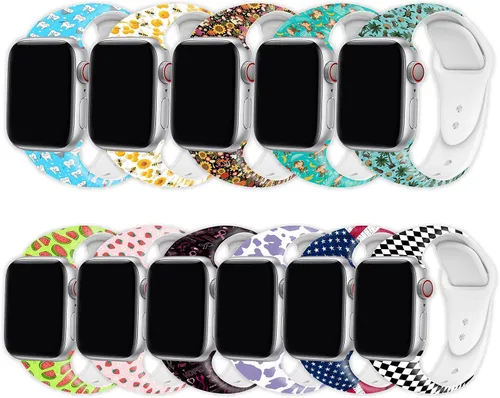Miniatura 6 de Bonitas correas de reloj compatibles con Apple Watch de 1.496 pulgadas, 1.575 pulgadas, 1.614 pulgadas, 1.654 pulgadas, 1.732 pulgadas, 1.772
