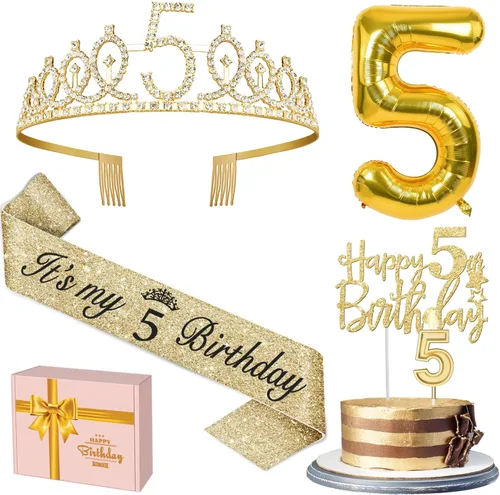 Miniatura 51 de Decoraciones doradas de 70 cumpleaños para mujer con banda y tiara de cumpleaños 70, adorno para pastel y velas, globos de números, regalos de 70