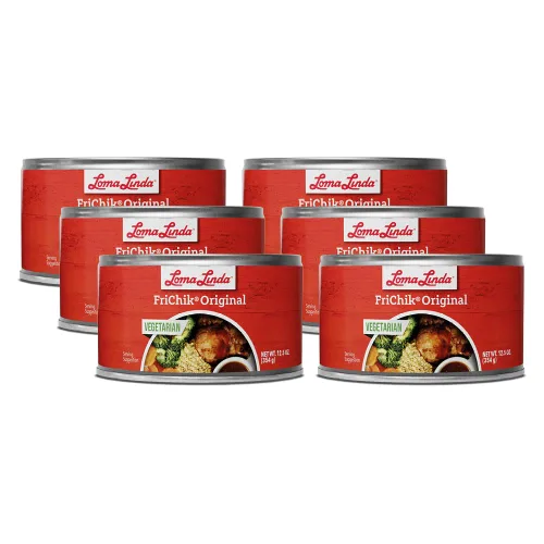Miniatura 4 de Loma Linda - Sustitutos de carne a base de plantas una lata (37.5 oz) (FriChik)