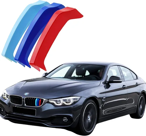 Miniatura 13 de Insertos de Parrilla Automotriz para BMW Serie 3 E92 E93 320i 325i 330i 335i 2006-2009 (Solo Compatible con 14 Vigas), Accesorios de Parrilla Frontal