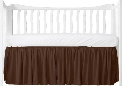 Miniatura 14 de Tamaño matrimonial, color blanco liso, falda de cama con volantes con esquinas divididas, falda de cama de 15 pulgadas, 100% algodón poli, 400