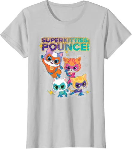 Miniatura 21 de Disney Junior SuperKitties Pounce! Camiseta de equipo completo, talla S