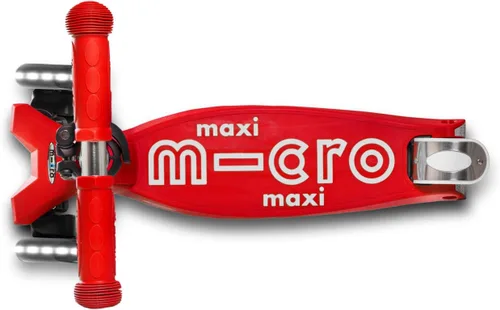 Miniatura 4 de Micro Kickboard – Maxi Deluxe LED – Monopatín pequeño de tres ruedas, inclinado a girar, diseño suizo para niños con ruedas con luces LED activadas