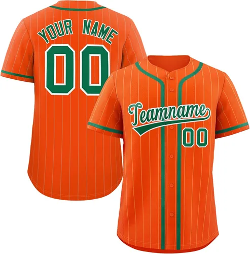 Miniatura 39 de Camiseta de béisbol de rayas finas personalizada hipster hip hop, camisetas deportivas con nombre y número del equipo personalizado para hombres