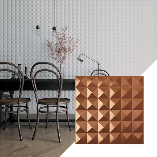 Miniatura 18 de Ekena Millwork 19 5/8 pulgadas de ancho x 19 5/8 pulgadas de alto Damon EnduraWall Panel decorativo de pared 3D, niebla marina