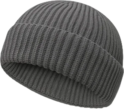 Miniatura 16 de NPQQUAN Gorros de pescador para hombres y mujeres, gorro de punto corto para invierno