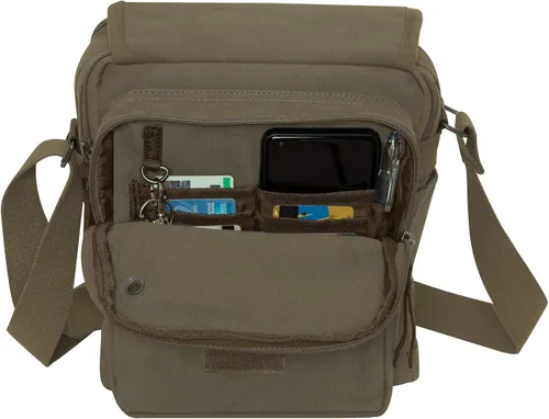 Miniatura 2 de Rothco Bolsa de hombro para el trabajo diario – Bolsa cruzada de lona de algodón resistente – Ideal para el trabajo, viajes, viajes y mucho más