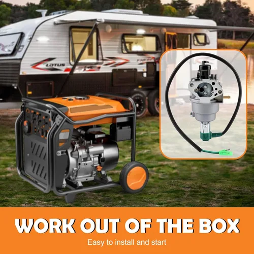 Miniatura 7 de HUAYI P27-2 Carburador compatible con Honda GX390 13HP 188F Generac GP5000 GP5500 GP6500 Powermax Smarter Tools 5000W 5500W 6500W 7500W 8000W 9500W