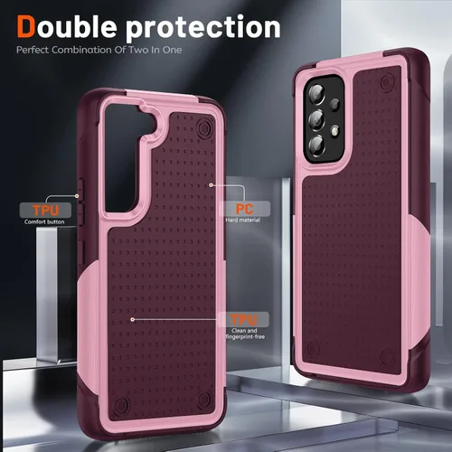 Miniatura 4 de Asuwish Funda protectora para Samsung Galaxy A53 5G con protector de pantalla de vidrio templado y accesorios para celda, delgada, resistente