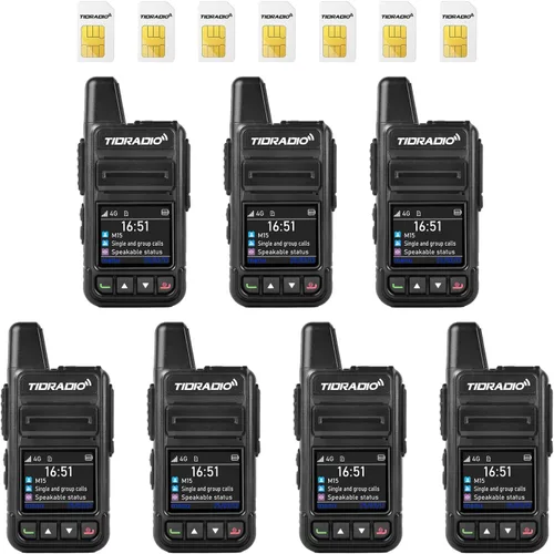 Miniatura 6 de TIDRADIO M15 Globla Rapid Walkie Talkies de largo alcance 5000+ millas PoC Radios