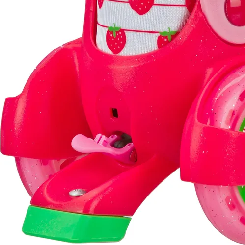 Miniatura 6 de Patines Fun Roll para Principiantes de Roller Derby, Talla Ajustable, Patines para Niños, Niños Pequeños, Niños y Niñas Fresa