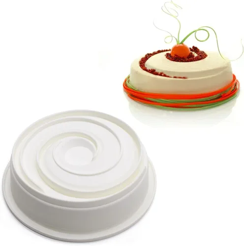 Miniatura 2 de Molde de silicona para tartas, moldes para hornear 3D, para mousse, pasteles, postres, pudín, helado
