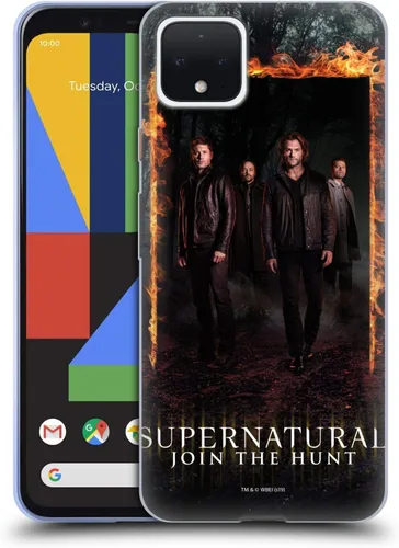 Miniatura 97 de Head Case Designs Supernatural Sam, Dean & Castiel Key Art - Funda de gel con licencia oficial [protección de grado militar] compatible con Google